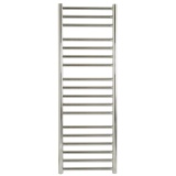 JTP Inox Steel Polished Chrome 1200mm x 400mm Towel Radiator Cut Out